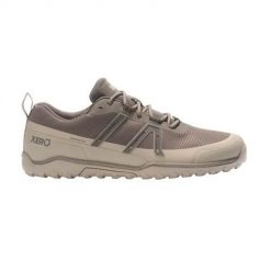 Buty trekkingowe męskie Xero Shoes Scrambler Trail Low Wp. Brązowe buty trekkingowe XERO SHOES, bez wzorów, z materiału, bez zapięcia. Za 774.00 zł.