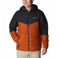 Kurtka Zimowa Pikowana Męska Columbia Eddie Gorge Hooded. Brązowe kurtki Columbia, na zimę, l, bez wzorów, z puchu, bez kaptura. Za 649.99 zł.