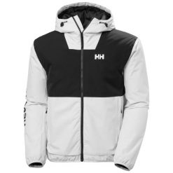 Kurtka wodoodporna Helly Hansen Ervik Ins. Szare kurtki Helly Hansen, m, bez wzorów, bez kaptura. Za 847.80 zł.