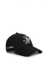 Tommy Hilfiger Czapka Mężczyźni Bawełna (100%) czarny, ONE SIZE. Czarne czapki z daszkiem Tommy Hilfiger, bez wzorów, z bawełny. Za 119.95 zł.