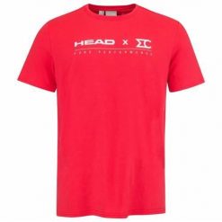 Koszulka sportowa męska Head Mc 2023. Czerwone t-shirty sportowe Head, bez wzorów, z poliesteru, bez ramiączek, trekkingowe. Za 249.00 zł.