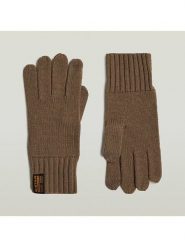G-Star Rękawiczki w kolorze jasnobrązowym rozmiar: M. Brązowe rękawiczki G-Star, bez wzorów, prążkowane. Za 115.55 zł.