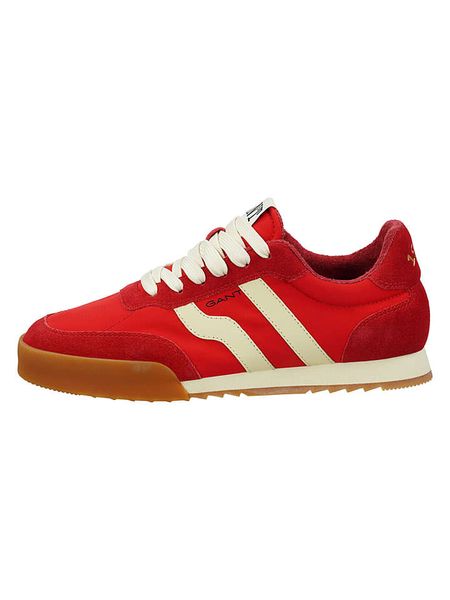 GANT Footwear Skórzane sneakersy "Baylle" w kolorze czerwonym rozmiar: 46. Czerwone buty sportowe casual GANT Footwear, bez wzorów, bez zapięcia. Za 328.18 zł.