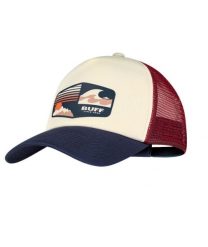 Czapka z daszkiem Buff Trucker. Czerwone czapki z daszkiem Buff, bez wzorów, z bawełny. Za 81.89 zł.