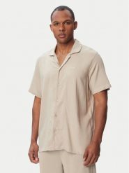 BOSS Koszulka piżamowa Fresh Shirt 50561522 Beżowy jasny Regular Fit. Brązowe piżamy Boss, m, bez wzorów, z wiskozy, bez ramiączek. Za 339.99 zł.