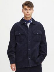 Casual Friday Koszula 20504759 Granatowy Regular Fit. Niebieskie koszule Casual Friday, m, bez wzorów, z bawełny, bez kołnierzyka, bez ramiączek. Za 269.99 zł.