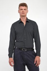 Koszula męska ze wzorem Pit1-N JOOP!. Koszule JOOP!, m, bez wzorów, bez kołnierzyka, bez ramiączek. Za 659.00 zł.