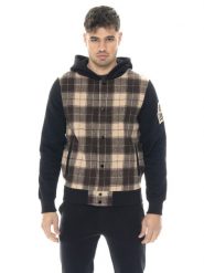 Bluza Leone 1947 Vintage Dept. Herren-Winter-Kapuzens aus Stoff. Czarne bluzy z kapturem LEONE 1947 APPAREL, na zimę, m, z aplikacjami, z bawełny, z kapturem. Za 471.52 zł.