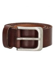 HIDE & STITCHES Skórzany pasek w kolorze brązowym rozmiar: onesize. Brązowe paski HIDE & STITCHES, bez wzorów, z materiału. Za 43.99 zł.