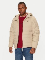 Tommy Hilfiger Kurtka zimowa MW0MW37641 Beżowy Regular Fit. Brązowe kurtki Tommy Hilfiger, na zimę, m, bez wzorów, z syntetyku, bez kaptura. Za 839.99 zł.