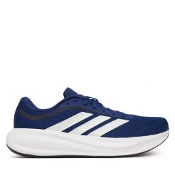 Buty do biegania adidas. Niebieskie buty do biegania Adidas, bez wzorów, bez zapięcia, do biegania. Za 219.99 zł.