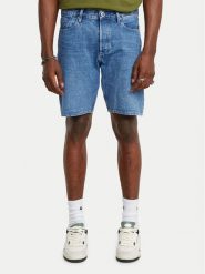G-Star Raw Szorty jeansowe Dakota D24411-D436 Niebieski Slim Fit. Niebieskie szorty G-Star, m, bez wzorów, z bawełny, retro. Za 234.99 zł.