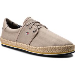 Espadryle TOMMY HILFIGER - Canvas Lace Up Espadrille FM0FM01804 Cobblestone 068. Espadryle marki Tommy Hilfiger. W wyprzedaży za 199.00 zł.