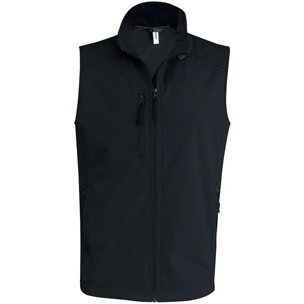 Kurtka puchowa bez rękawów Kariban Softshell. Czarne kurtki KARIBAN, m, bez wzorów, z elastanu, bez kaptura. Za 193.00 zł.