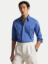Polo Ralph Lauren Koszula 710B20512004 Niebieski Custom Fit. Niebieskie koszule Polo Ralph Lauren, m, bez wzorów, z bawełny, bez kołnierzyka, bez ramiączek. Za 729.99 zł.