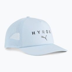 Czapka z daszkiem PUMA Hyrox Trucker. Szare czapki z daszkiem Puma, bez wzorów. Za 99.99 zł.