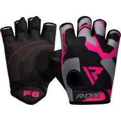 Rękawiczki treningowe RDX Sumblimation F6. Czerwone rękawiczki RDX SPORTS, bez wzorów. Za 62.99 zł.