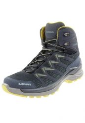 Buty trekkingowe męskie Lowa Innox Pro Gtx Mid. Niebieskie buty turystyczne Lowa, na zimę, bez wzorów, z materiału, za kostkę, bez zapięcia, trekkingowe. Za 799.85 zł.
