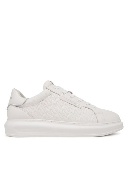 KARL LAGERFELD Sneakersy KL52549T Biały. Białe buty sportowe casual KARL LAGERFELD, bez wzorów, ze skóry, bez zapięcia. Za 944.99 zł.