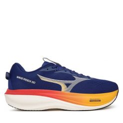 Buty do biegania Mizuno. Niebieskie buty do biegania Mizuno, bez wzorów, bez zapięcia, do biegania, mizuno wave. Za 689.99 zł.