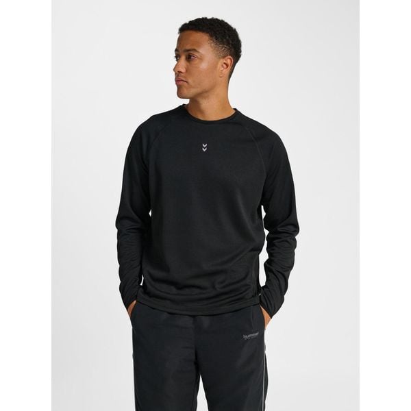 Koszulka z długim rękawem Hummel Pulse Performance. Czarne bluzki z długim rękawem Hummel, bez wzorów, bez kołnierzyka, bez ramiączek. Za 184.50 zł.