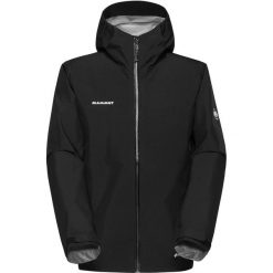 Kurtka z membraną męska Mammut Crater Light HS Hooded Jacket. Czarne kurtki Mammut, m, bez wzorów, bez kaptura. Za 1,488.15 zł.
