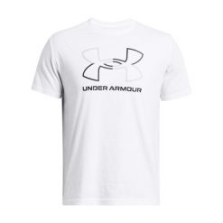 Koszulka sportowa męska Under Armour Gl Foundation Uodate. Białe t-shirty sportowe Under Armour, bez wzorów, z bawełny, bez ramiączek, na fitness i siłownię. Za 119.00 zł.