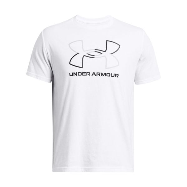 Koszulka sportowa męska Under Armour Gl Foundation Uodate. Białe t-shirty sportowe Under Armour, bez wzorów, z bawełny, bez ramiączek, na fitness i siłownię. Za 119.00 zł.