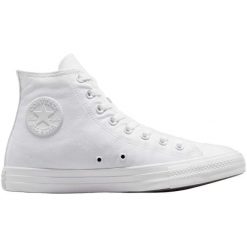 Buty sportowe Converse Chuck Taylor All Star Canvas. Białe buty sportowe casual Converse, bez wzorów, bez zapięcia. Za 390.00 zł.