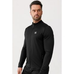 Bluza dresowa męska sportowa treningowa Rough Radical Maxim Zip. Czarne bluzy bez kaptura ROUGH RADICAL, m, bez wzorów, z dresówki, bez kaptura. Za 149.90 zł.