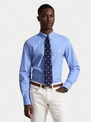Polo Ralph Lauren Koszula 710929348502 Niebieski Regular Fit. Niebieskie koszule Polo Ralph Lauren, m, bez wzorów, z bawełny, bez kołnierzyka, bez ramiączek. Za 639.99 zł.