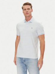 Tommy Hilfiger Polo MW0MW39994 Błękitny Regular Fit. Niebieskie koszulki polo Tommy Hilfiger, m, bez wzorów, z bawełny, bez kołnierzyka, bez ramiączek. Za 319.99 zł.