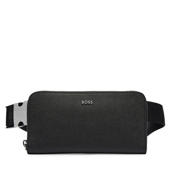 Nerka BOSS. Czarne saszetki i nerki Boss, bez wzorów. Za 724.99 zł.