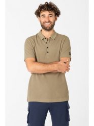 Super.natural Koszulka polo w kolorze jasnobrązowym rozmiar: S. Brązowe koszulki polo super.natural, s, bez wzorów, z wełny, bez kołnierzyka, bez ramiączek. Za 130.99 zł.