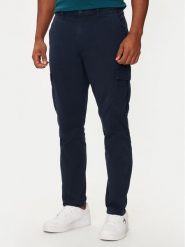 Tommy Jeans Spodnie materiałowe Austin DM0DM20750 Granatowy Slim Fit. Niebieskie spodnie materiałowe Tommy Jeans, m, bez wzorów, z bawełny. Za 269.99 zł.
