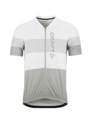 Craft Koszulka kolarska "Core Endur" w kolorze zielono-białym rozmiar: M. Białe t-shirty sportowe Craft, bez wzorów, bez ramiączek, rowerowe. Za 114.17 zł.