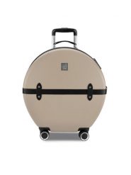 Semi Line Walizka średnia T5674-3 Złoty. Żółte walizki Semi-line, bez wzorów, z tworzywa sztucznego, średnie. Za 239.99 zł.