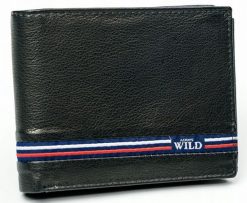 Portfel męski Always Wild czarny N992-GV. Czarne portfele Always Wild, bez wzorów, ze skóry. Za 59.99 zł.