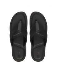 Calvin Klein Japonki Toepost Cv Logo HM0HM01745 Czarny. Czarne japonki CALVIN KLEIN, bez wzorów, z materiału. Za 249.99 zł.
