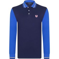 Koszulka polo "Block" w kolorze granatowo-niebieskim. Koszulki polo marki Sir Raymond Tailor. W wyprzedaży za 130.95 zł.
