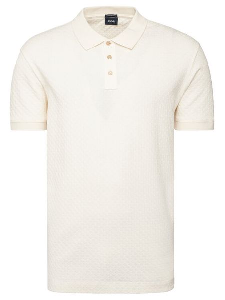 JOOP! Polo Roni 10100056 30100501 Écru Regular Fit. Białe koszulki polo JOOP!, m, bez wzorów, z bawełny, bez kołnierzyka, bez ramiączek. Za 298.99 zł.