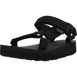 Sandały TEVA C MIDFORM UNIVERS Czarny. Czarne sandały Teva, z tkaniny, bez zapięcia. Za 195.99 zł.