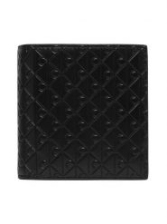 Calvin Klein Portfel Embossed Emblem Trifold LV04D1145G Czarny. Czarne portfele CALVIN KLEIN, bez wzorów, ze skóry. Za 369.99 zł.