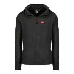 Bluza Rozpinana Męska Polar Unicia. Czarne bluzy z kapturem Geographical Norway, m, bez wzorów, z materiału, z kapturem. Za 129.00 zł.