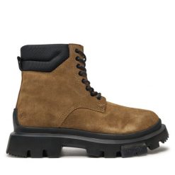 Trapery HUGO. Brązowe trapery Hugo, bez zapięcia. Za 1,149.00 zł.