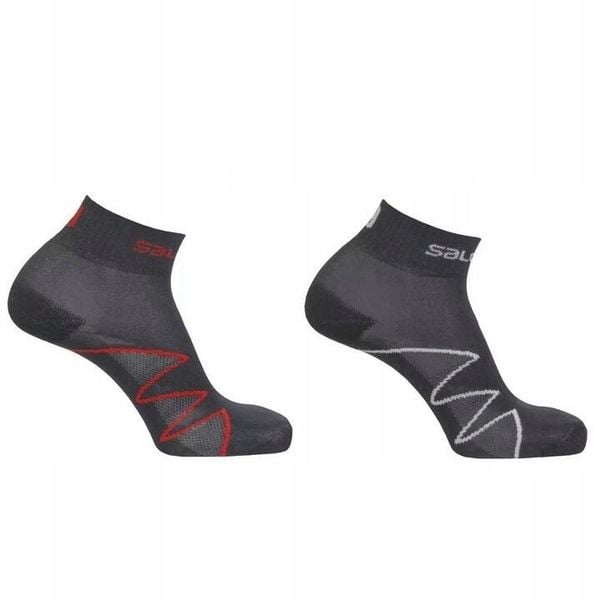 Skarpety dla dorosłych do biegania Salomon XA PRO 2 pary. Czarne skarpety Salomon, bez wzorów. Za 45.00 zł.