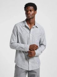 MESKA KOSZULA LEE WORKWEAR SHIRT 2.0 ECRU 112364149. Koszule Lee, s, bez wzorów, bez kołnierzyka, bez ramiączek. Za 169.99 zł.