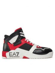 EA7 Emporio Armani Sneakersy X8Z039 XK331 S915 Czarny. Czarne buty sportowe casual EA7 Emporio Armani, bez wzorów, z materiału, bez zapięcia. Za 799.99 zł.