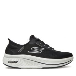 Buty do biegania Skechers. Czarne buty do biegania Skechers, bez wzorów, bez zapięcia, do biegania. Za 379.99 zł.
