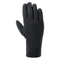 Rękawiczki Tival. Czarne rękawiczki MARTES ESSENTIALS, bez wzorów, z materiału. Za 38.99 zł.